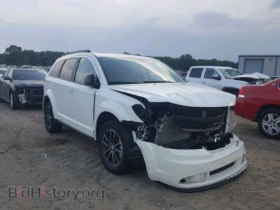 2017 Dodge JOURNEY SE, белый — VIN 3C4PDCAB1HT637434, Copart