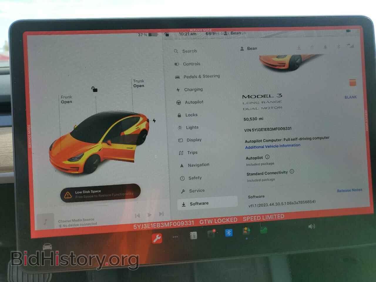 2021 TESLA MODEL 3 - VIN: 5YJ3E1EB3MF009331 - Photo 9