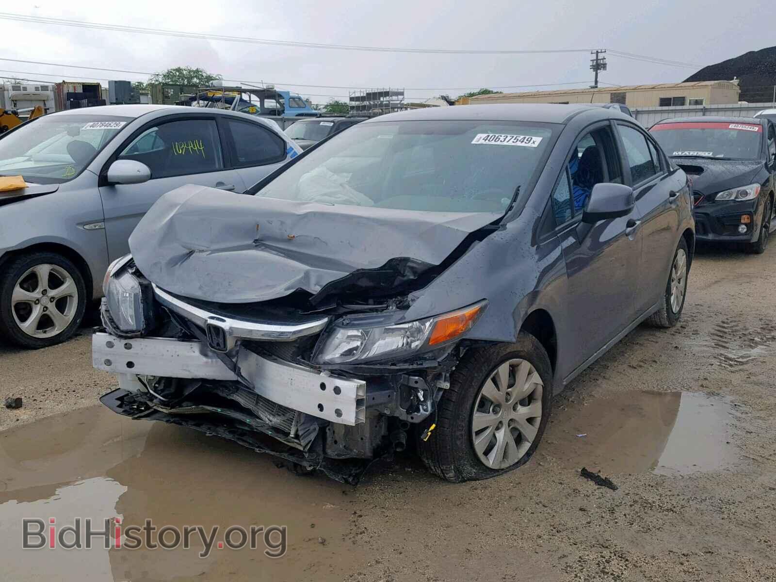 2012 HONDA CIVIC LX - VIN: 19XFB2F55CE042680 - Фото 2
