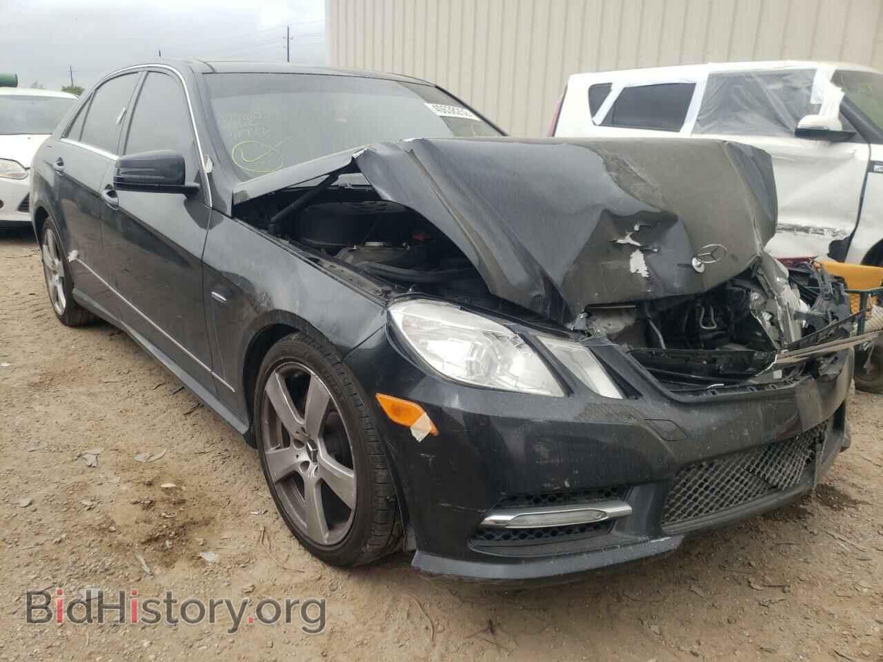 Photo WDDHF5KB3CA631777 - MERCEDES-BENZ E-CLASS 2012