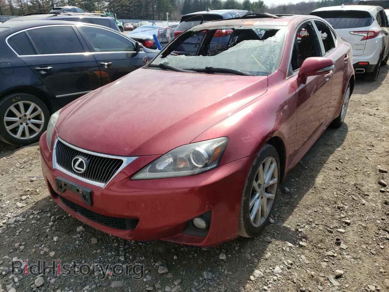 2012 LEXUS IS - VIN: JTHCF5C24C5060505 - Фото 2