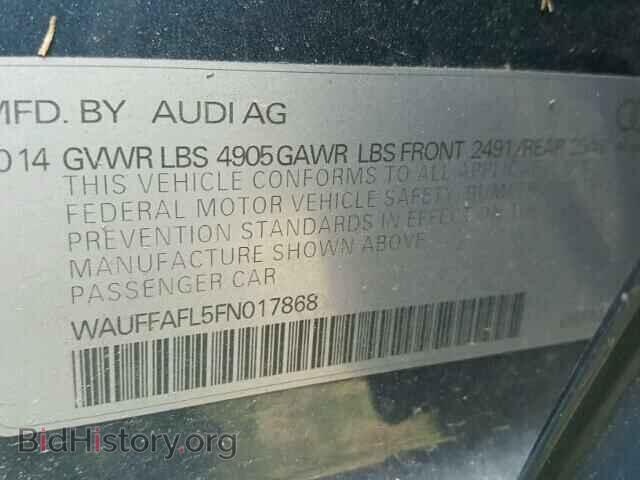 2015 AUDI A4 - VIN: WAUFFAFL5FN017868 - Фото 10