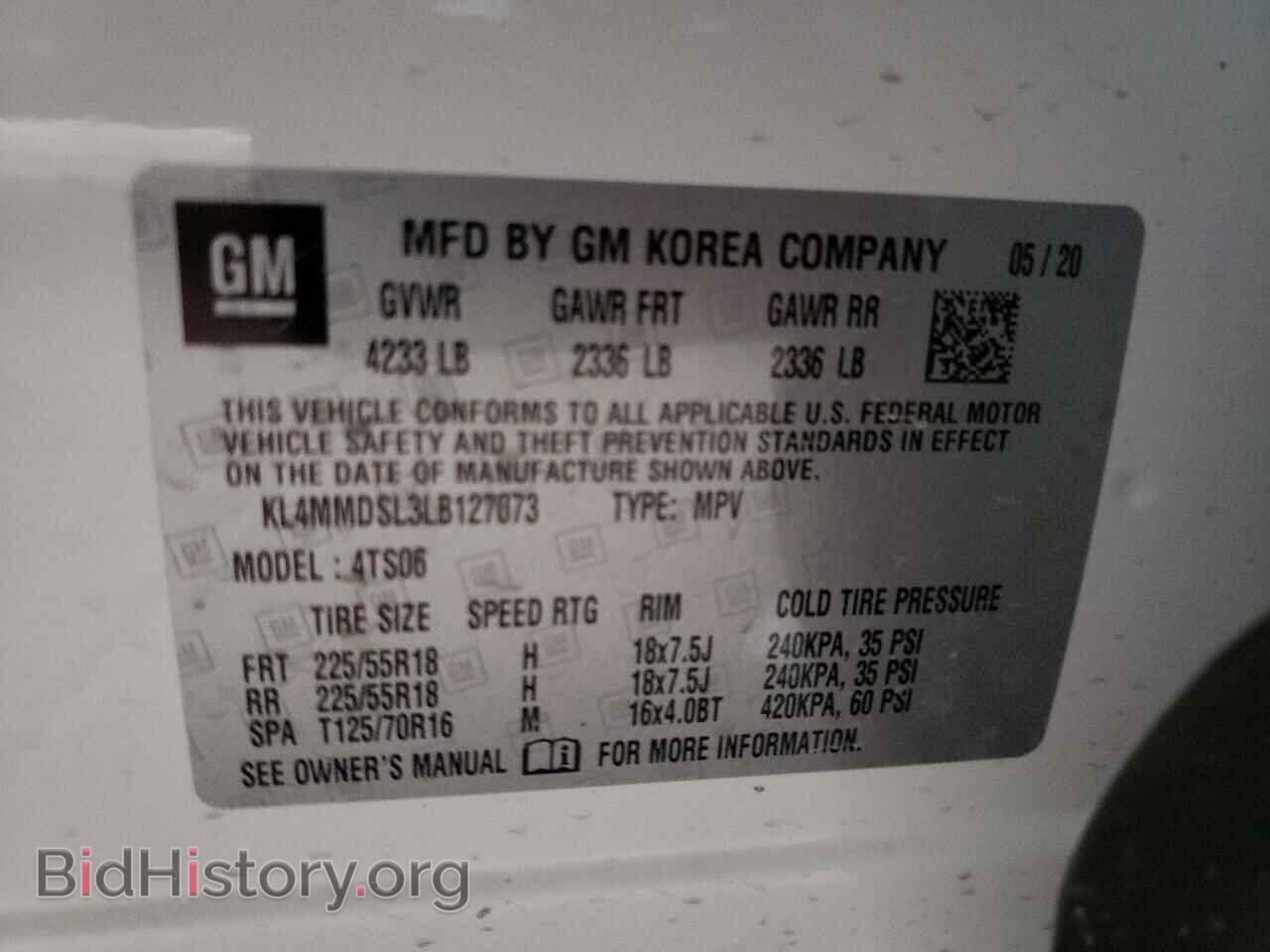 2020 BUICK ENCORE - VIN: KL4MMDSL3LB127073 - Photo 10