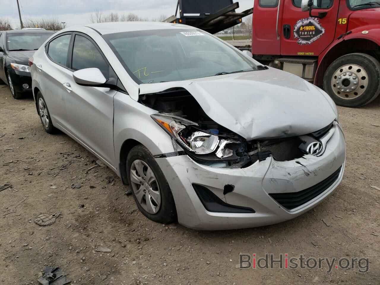 Photo 5NPDH4AE3GH775952 - HYUNDAI ELANTRA 2016