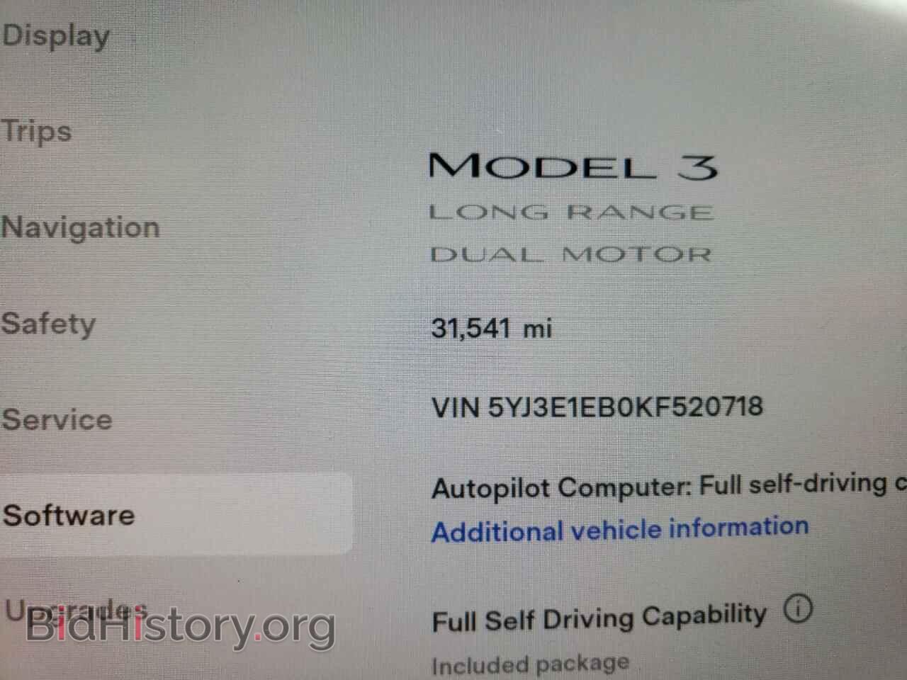 2019 TESLA MODEL 3 - VIN: 5YJ3E1EB0KF520718 - Photo 9