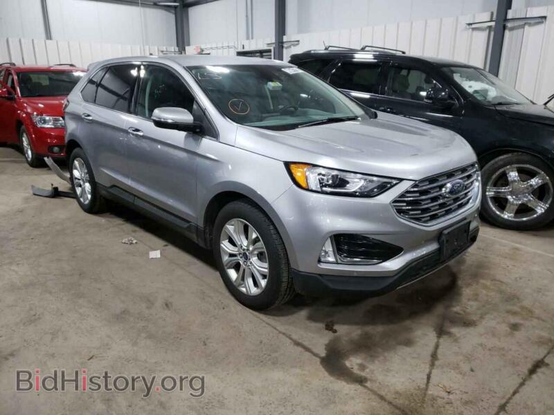 2021 Ford EDGE Edge Titan (VIN 2FMPK4K97MBA13422) — photo 1 of 10, Copart, damage: rear end
