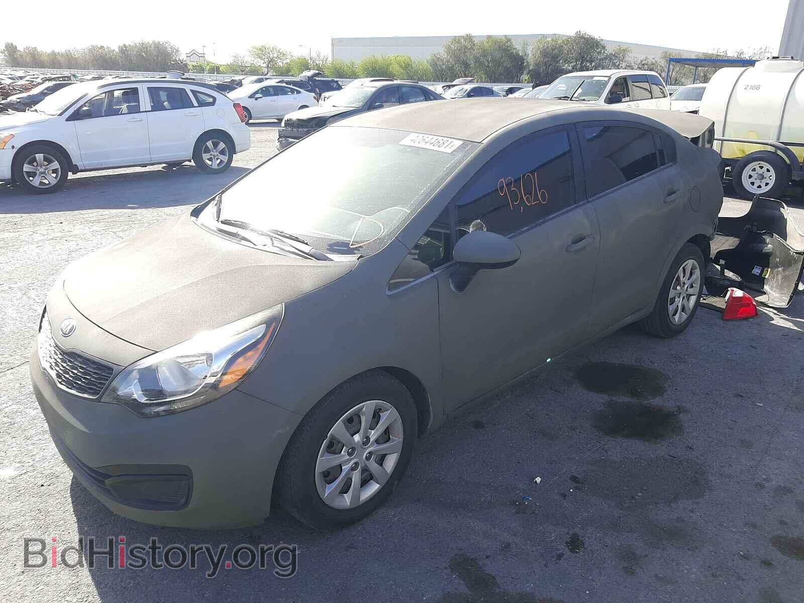 2014 KIA RIO - VIN: KNADM4A35E6364809 - Фото 2