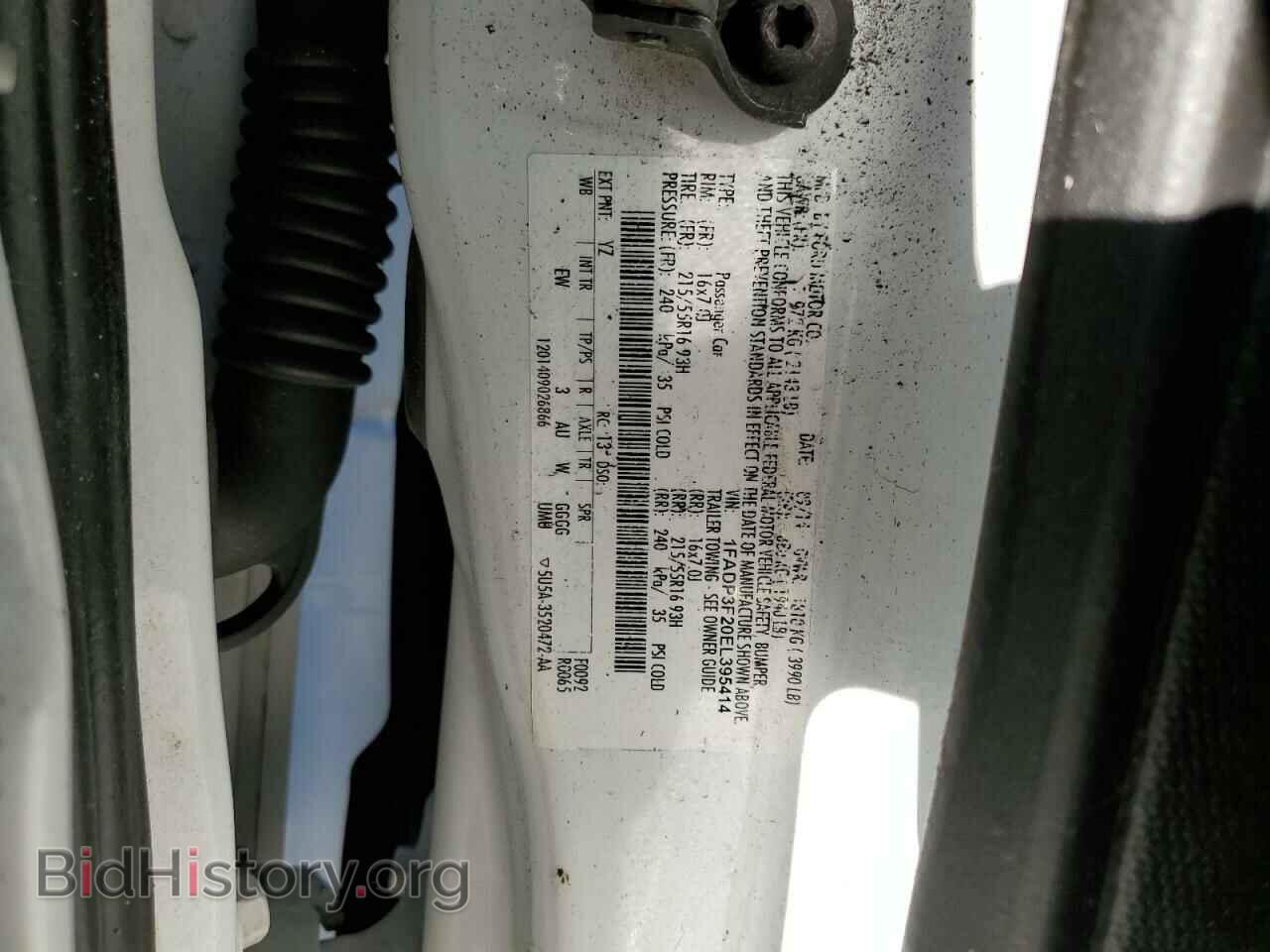 2014 FORD FOCUS - VIN: 1FADP3F20EL395414 - Фото 12