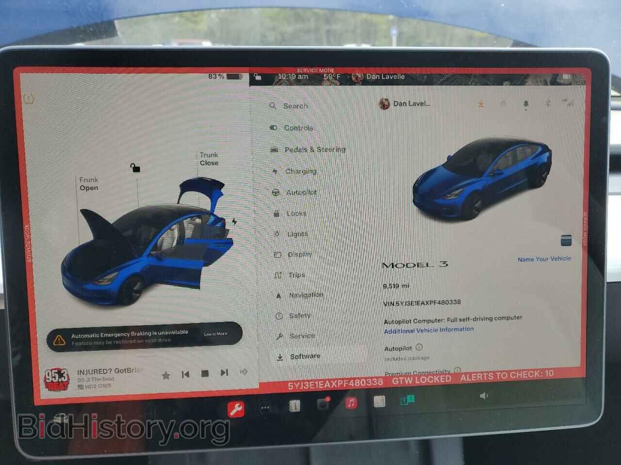 2023 TESLA MODEL 3 - VIN: 5YJ3E1EAXPF480338 - Фото 9