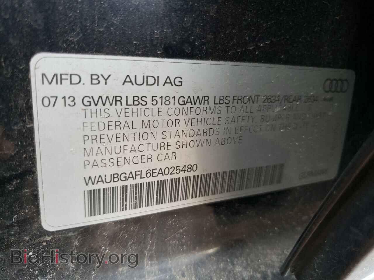 2014 AUDI S4/RS4 - VIN: WAUBGAFL6EA025480 - Фото 10