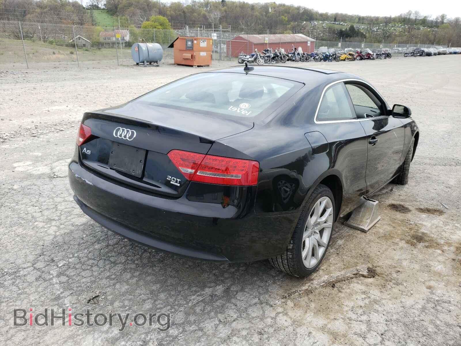 2012 AUDI A5 - VIN: WAULFAFR6CA011992 - Фото 4