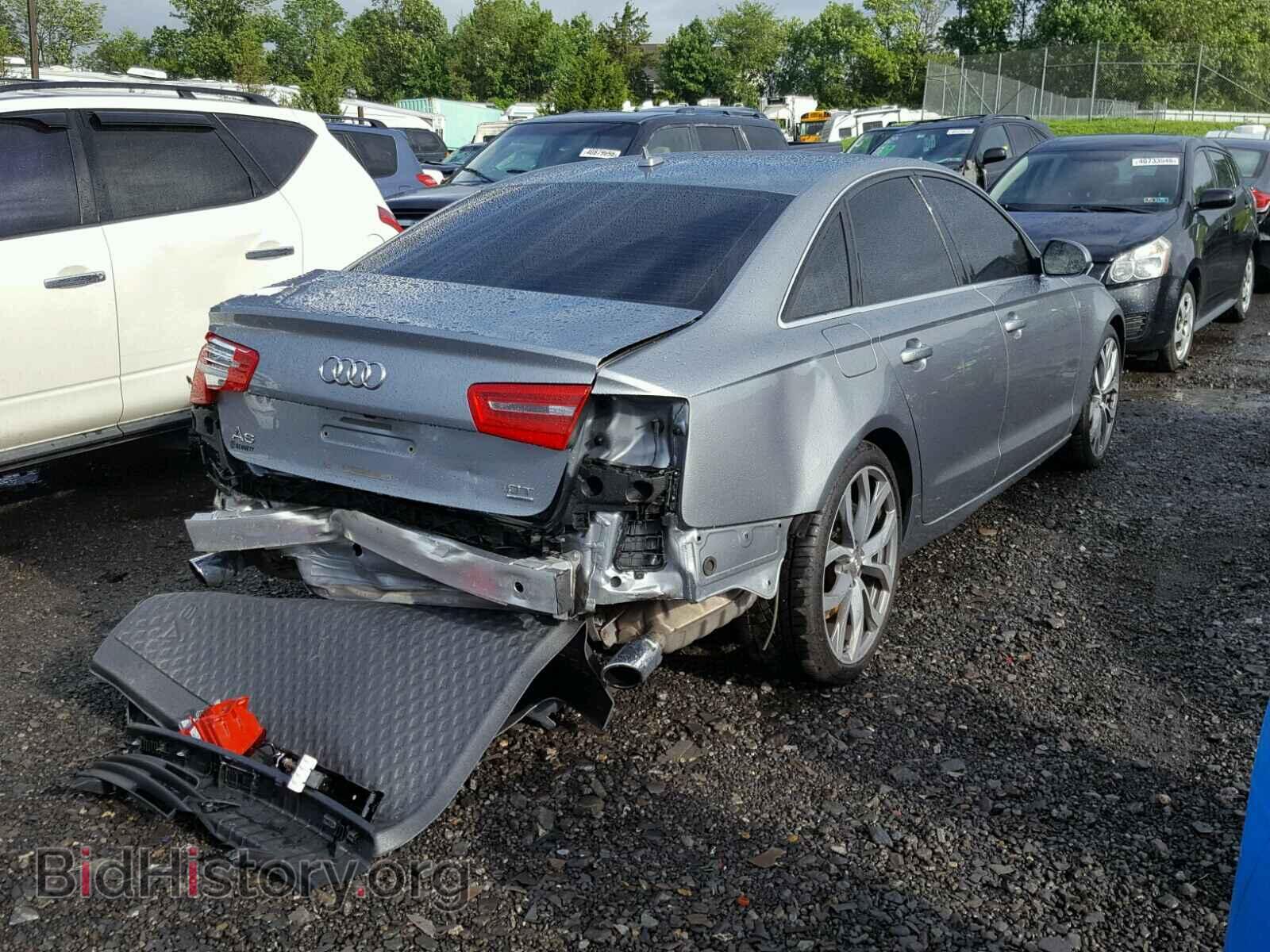 2013 AUDI A6 - VIN: WAUGGAFC4DN058037 - Фото 4