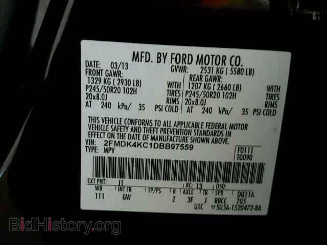2013 FORD EDGE - VIN: 2FMDK4KC1DBB97559 - Photo 10