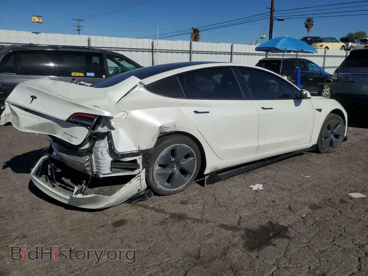 2022 TESLA MODEL 3 - VIN: 5YJ3E1EB7NF153403 - Фото 3
