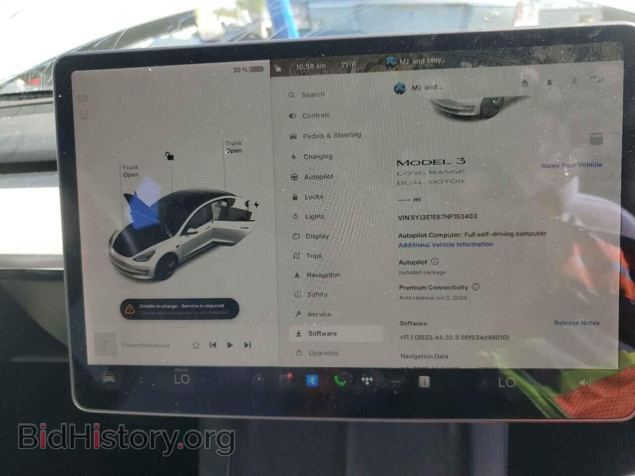 2022 TESLA MODEL 3 - VIN: 5YJ3E1EB7NF153403 - Фото 9