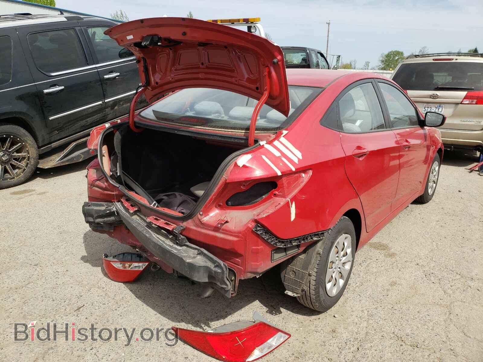 2016 HYUNDAI ACCENT - VIN: KMHCT4AE5GU053927 - Фото 4