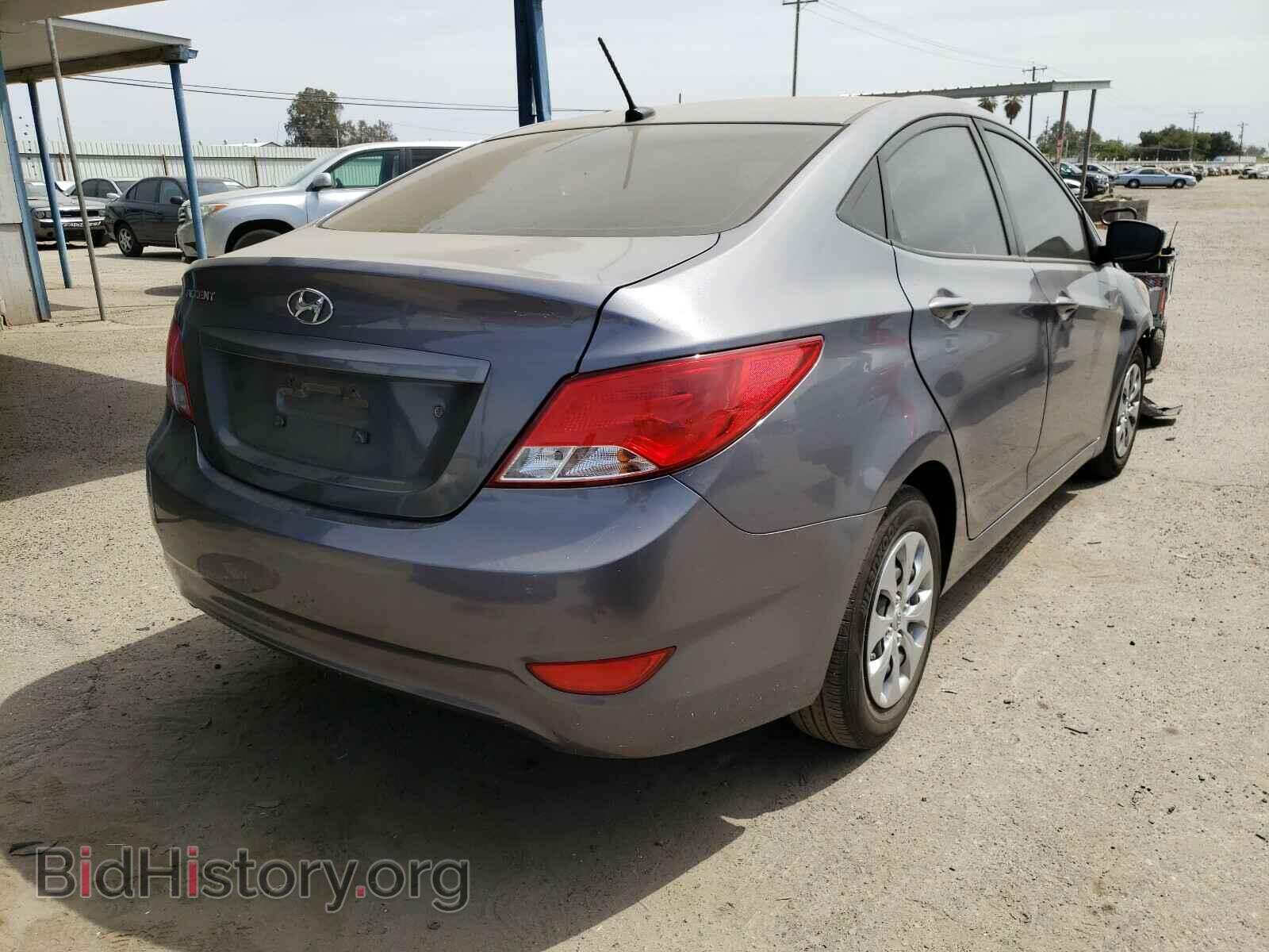 2016 HYUNDAI ACCENT - VIN: KMHCT4AE6GU137979 - Фото 4