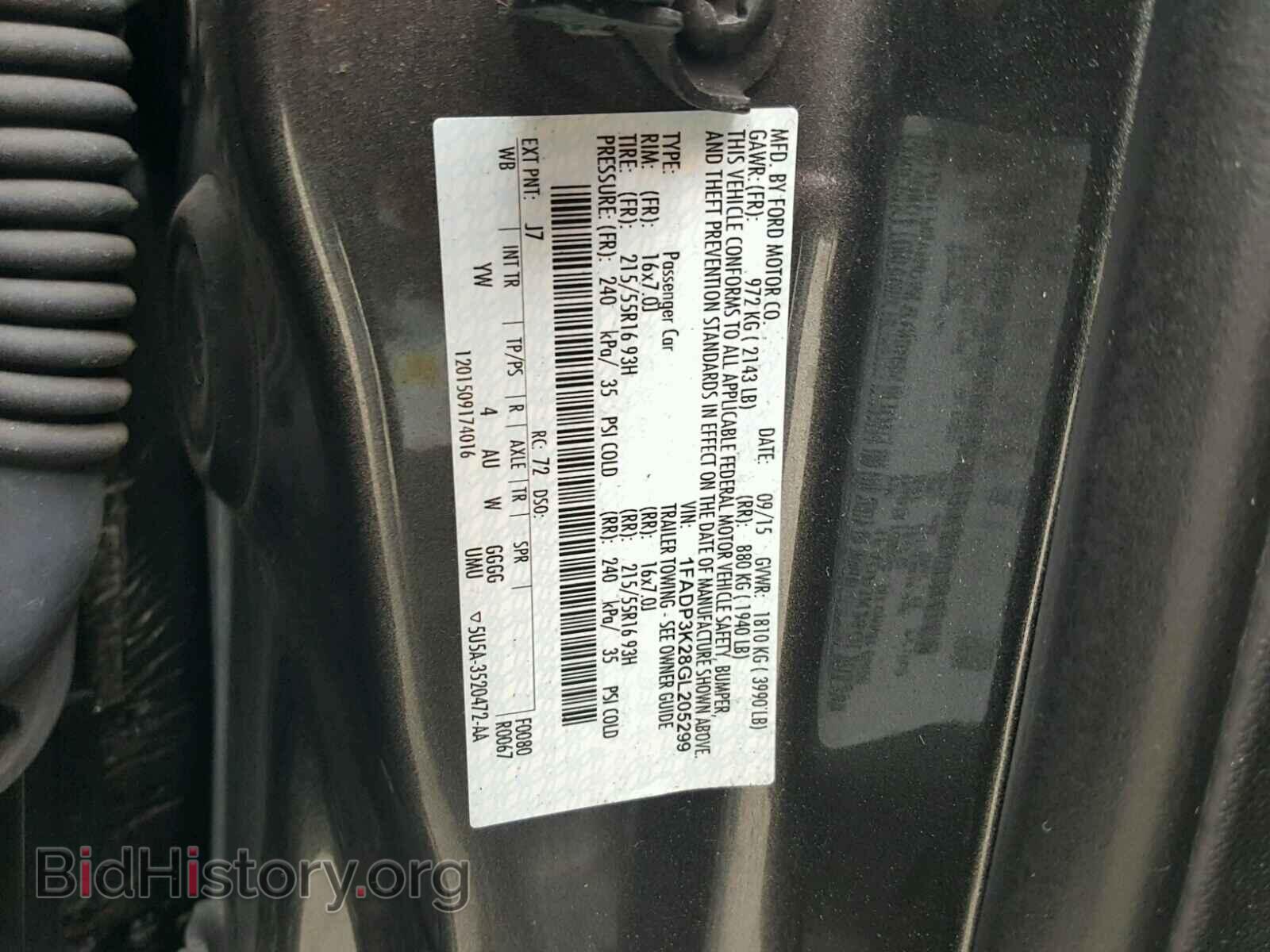 2016 FORD FOCUS - VIN: 1FADP3K28GL205299 - Photo 10