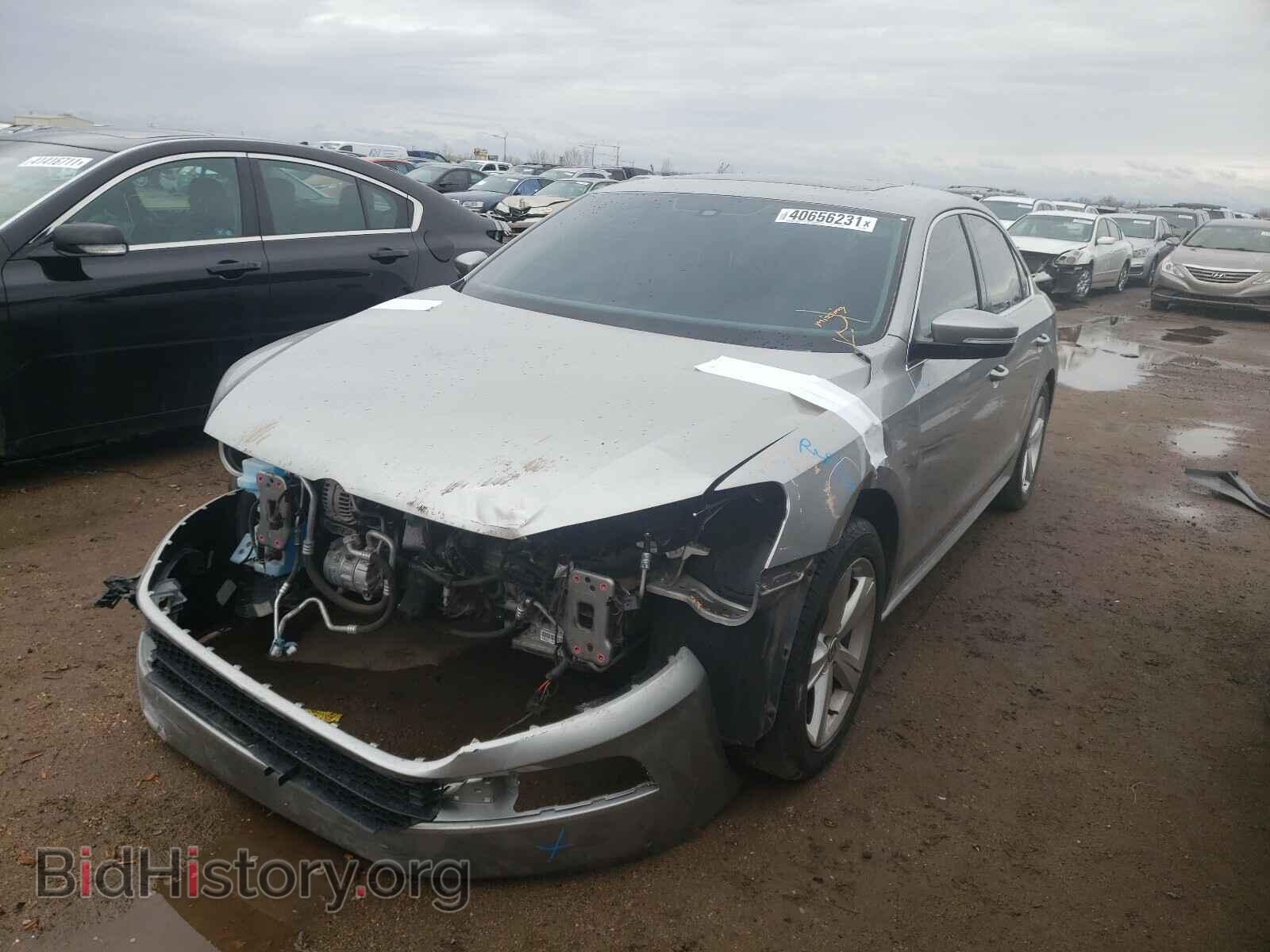 2013 VOLKSWAGEN PASSAT - VIN: 1VWBP7A38DC074452 - Фото 2