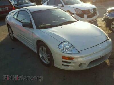 2003 Mitsubishi ECLIPSE Eclipse GT, white — VIN 4A3AC84H63E124241, Copart