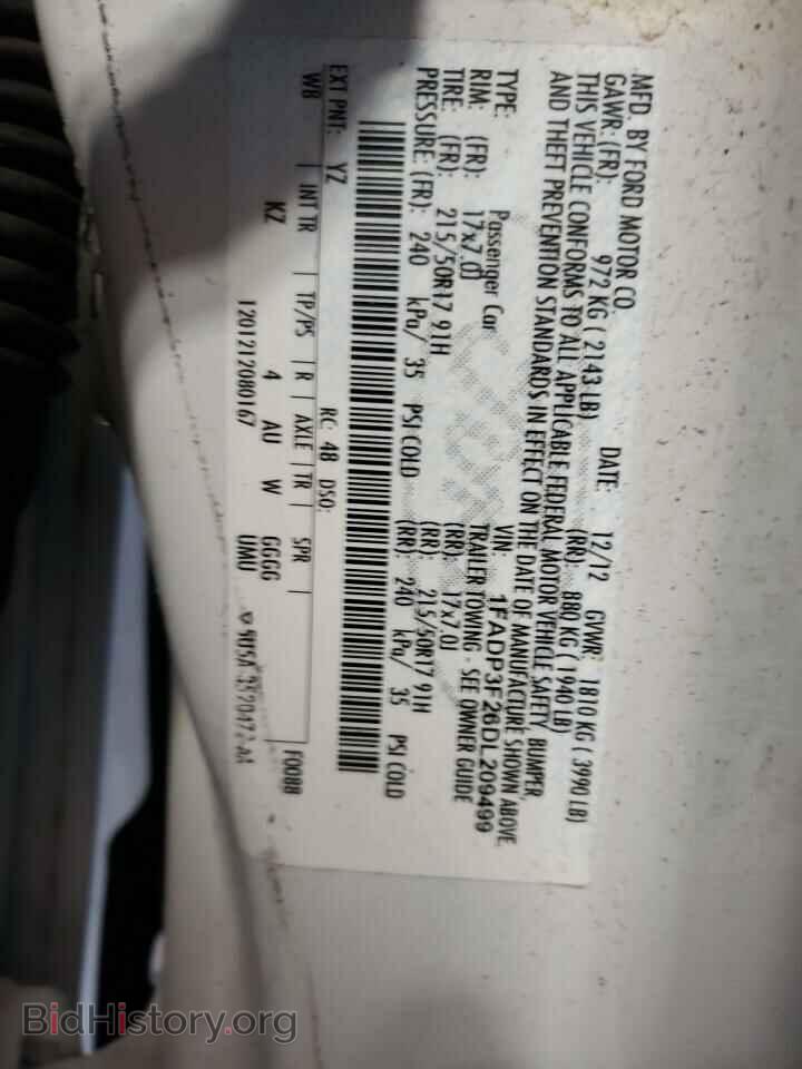 2013 FORD FOCUS - VIN: 1FADP3F26DL209499 - Фото 12