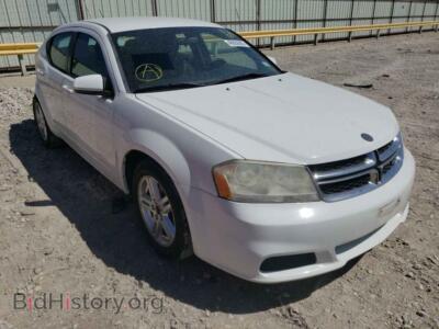 2012 Dodge AVENGER Avenger SX, white — VIN 1C3CDZCB7CN185291, Copart