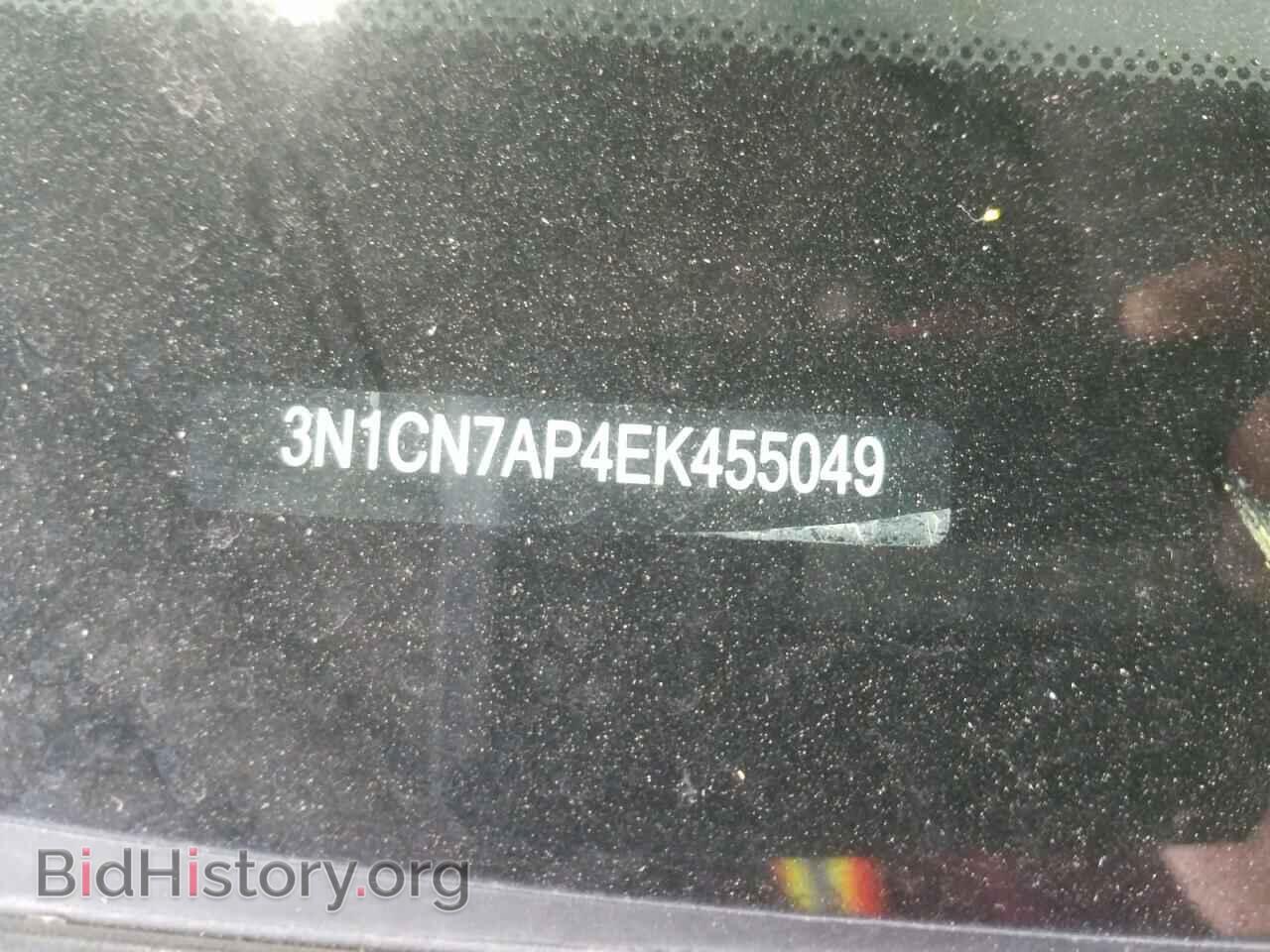 2014 NISSAN VERSA - VIN: 3N1CN7AP4EK455049 - Фото 10