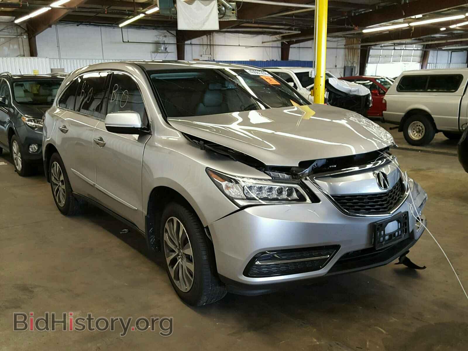 Фотография 5FRYD4H41EB008315 - ACURA MDX 2014