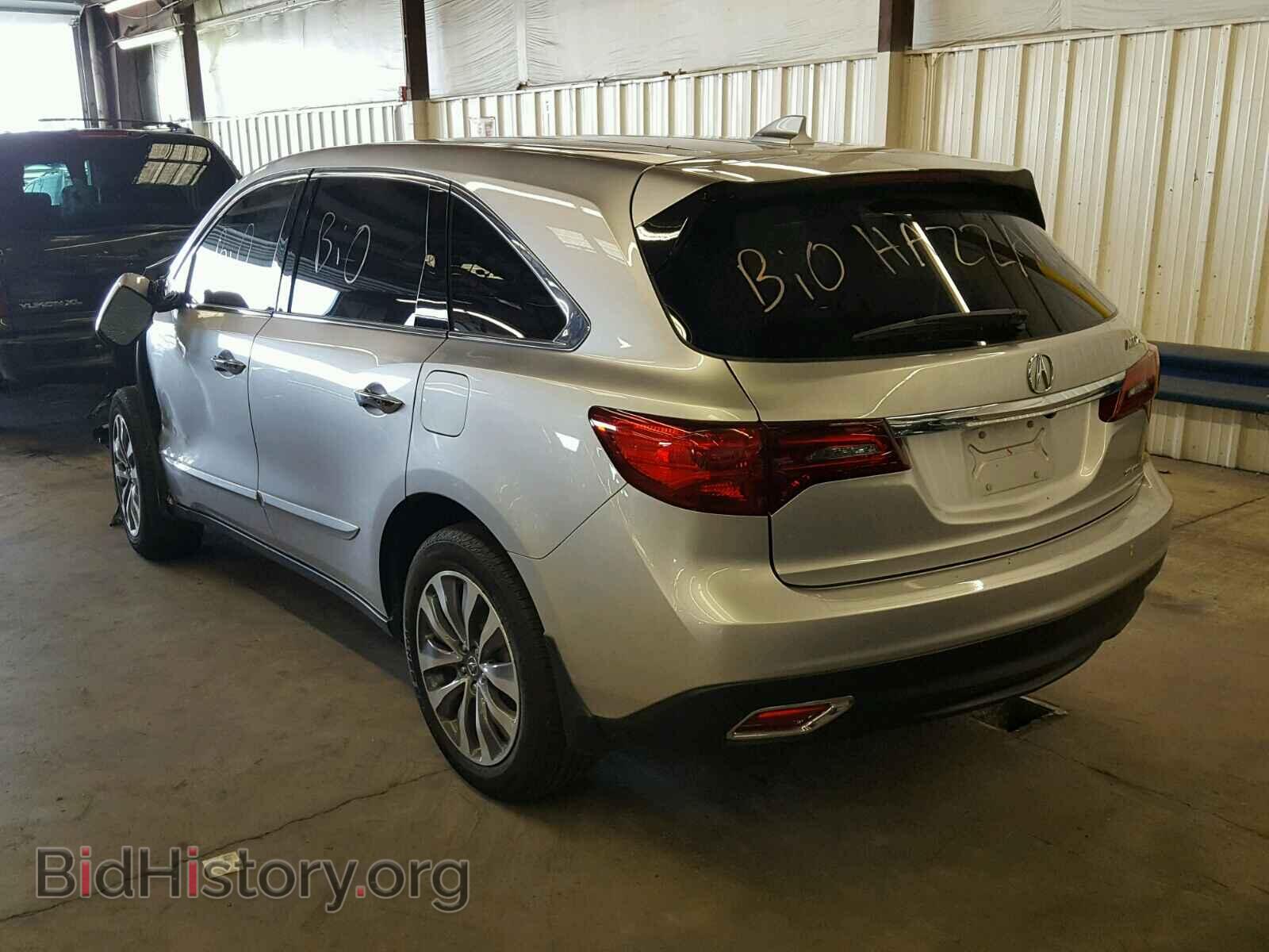 2014 ACURA MDX - VIN: 5FRYD4H41EB008315 - Фото 3