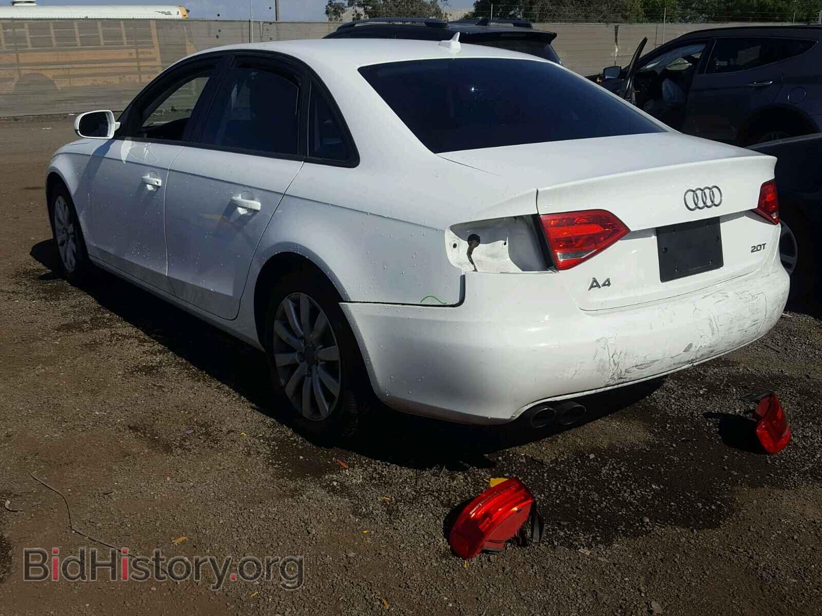 2012 AUDI A4 - VIN: WAUAFAFL3CA118128 - Фото 3