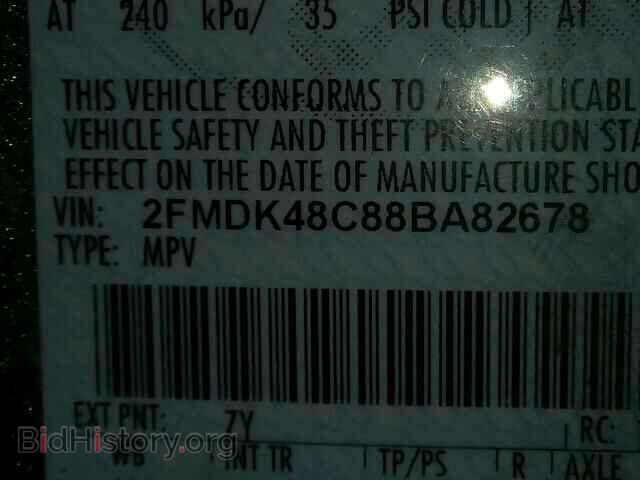 2008 FORD EDGE - VIN: 2FMDK48C88BA82678 - Фото 10