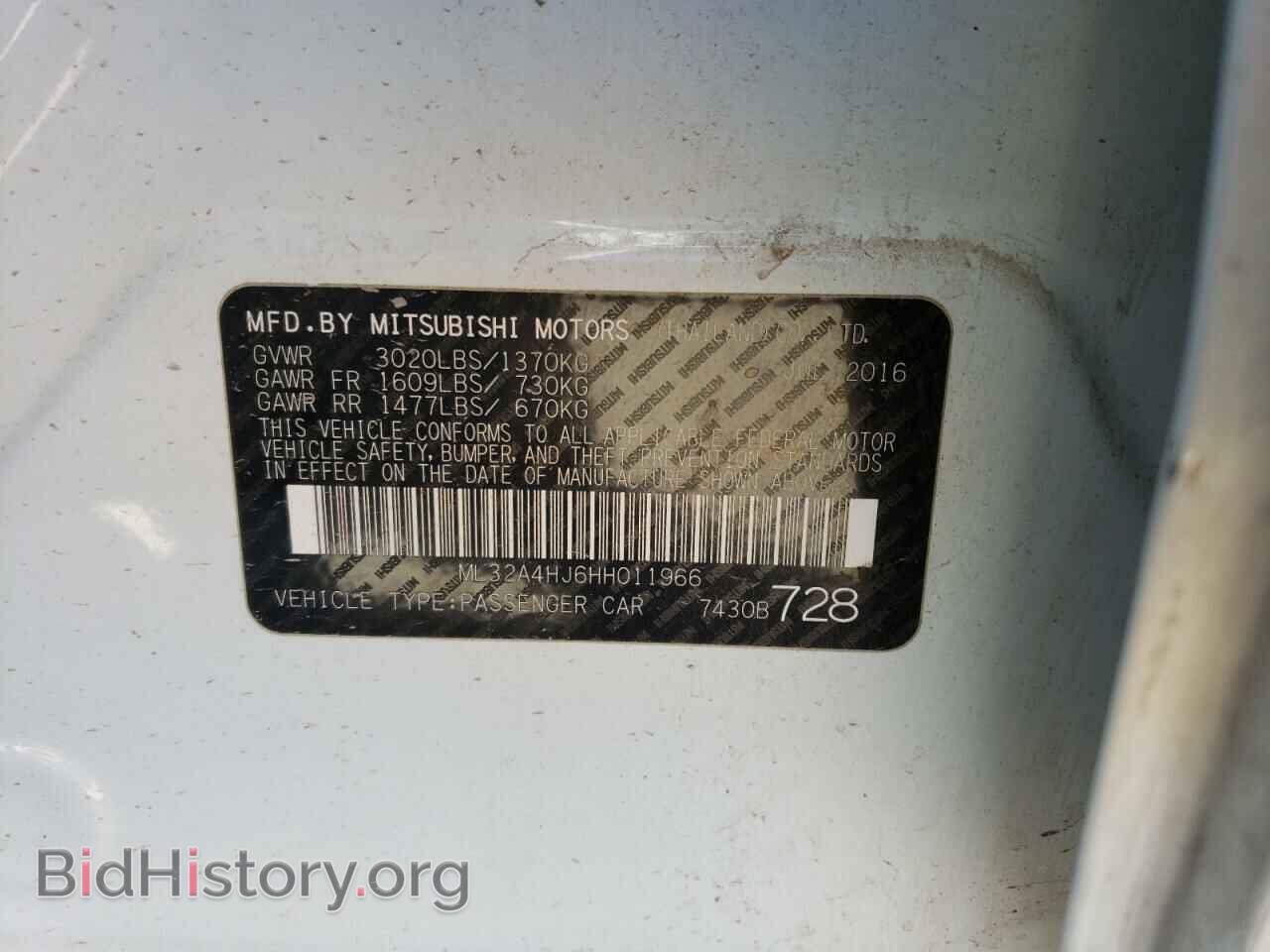2017 MITSUBISHI MIRAGE - VIN: ML32A4HJ6HH011966 - Фото 12
