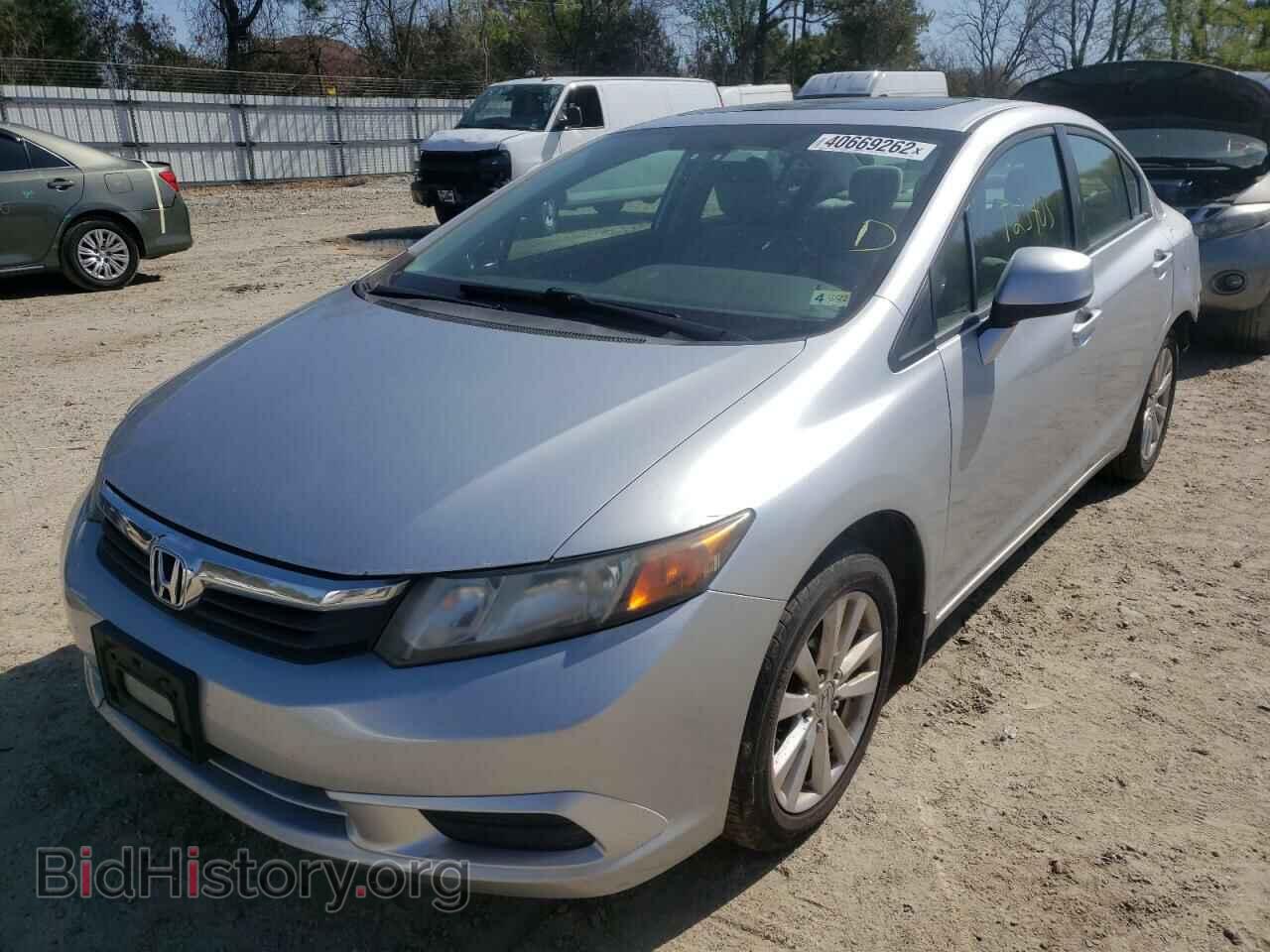 2012 HONDA CIVIC - VIN: 2HGFB2F83CH603636 - Фото 2