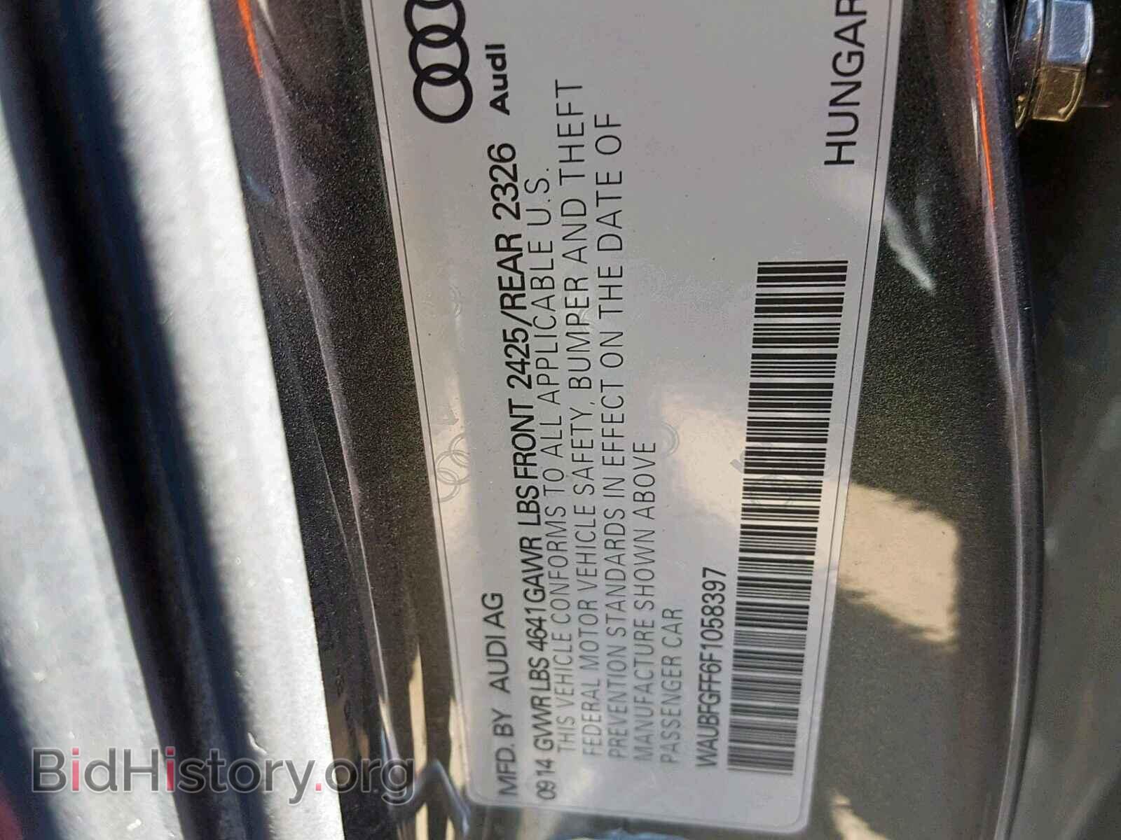 2015 AUDI S3 - VIN: WAUBFGFF6F1058397 - Фото 10