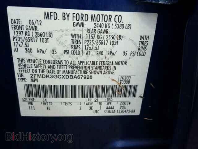 2013 FORD EDGE - VIN: 2FMDK3GCXDBA67928 - Photo 10