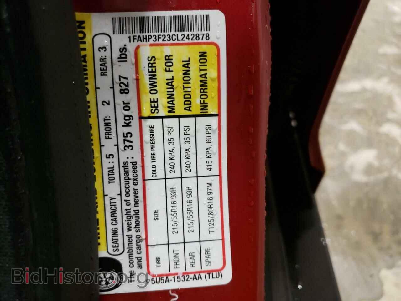 2012 FORD FOCUS - VIN: 1FAHP3F23CL242878 - Фото 13
