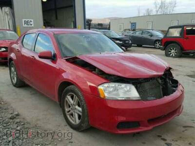 2011 Dodge AVENGER Avenger MA, red — VIN 1B3BD1FB6BN531707, Copart
