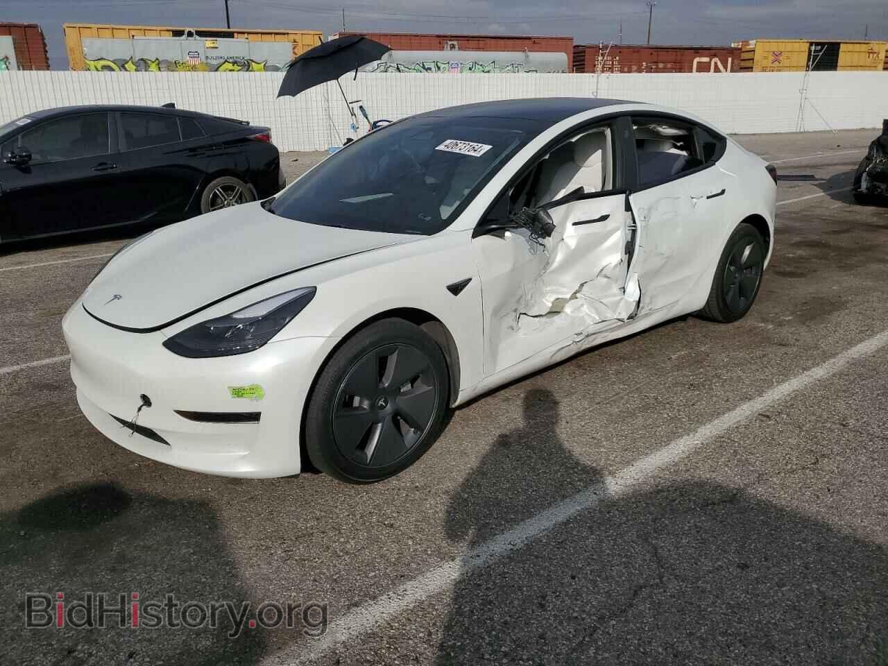 Photo 5YJ3E1EA6NF322897 - TESLA MODEL 3 2022