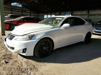 2012 Lexus IS IS 250, white — VIN JTHBF5C2XC5183771, Copart