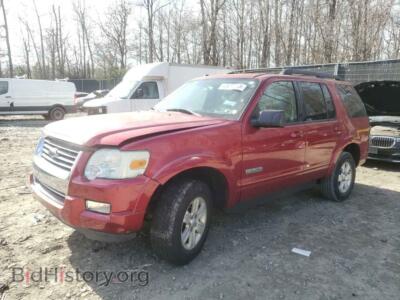 2008 Ford EXPLORER Explorer X, красный — VIN 1FMEU73E78UA81685, Copart