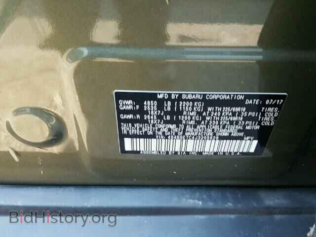 2018 SUBARU OUTBACK - VIN: 4S4BSETC4J3205628 - Фото 10