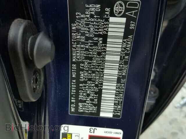 2013 TOYOTA COROLLA - VIN: 2T1BU4EEXDC038131 - Photo 10
