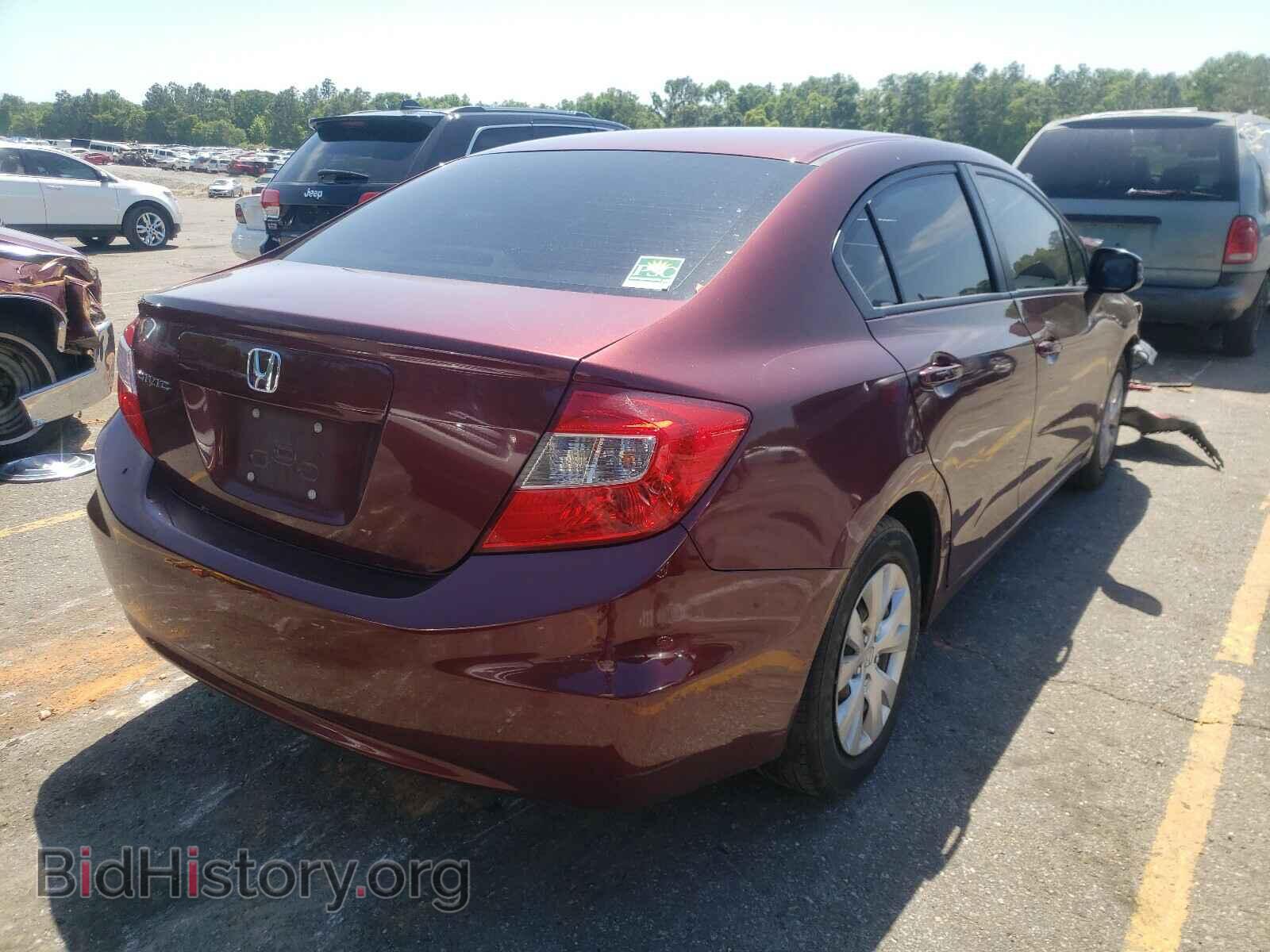 2012 HONDA CIVIC - VIN: 2HGFB2F5XCH590521 - Фото 4