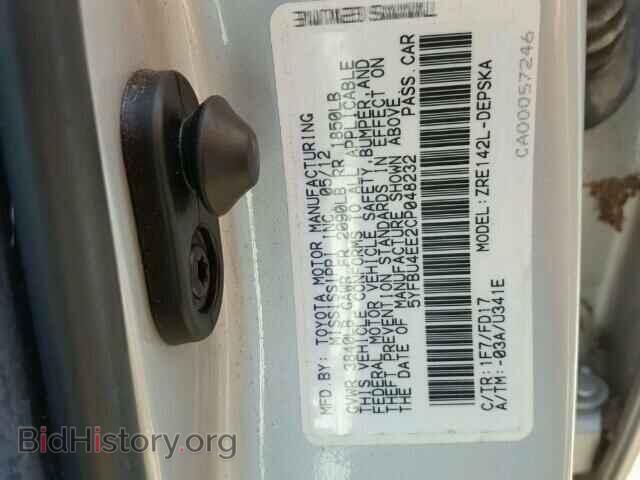 2012 TOYOTA COROLLA - VIN: 5YFBU4EE2CP048232 - Photo 10