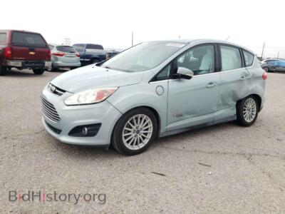 2013 Ford CMAX C-Max Prem, бирюзовый — VIN 1FADP5CU9DL511130, Copart