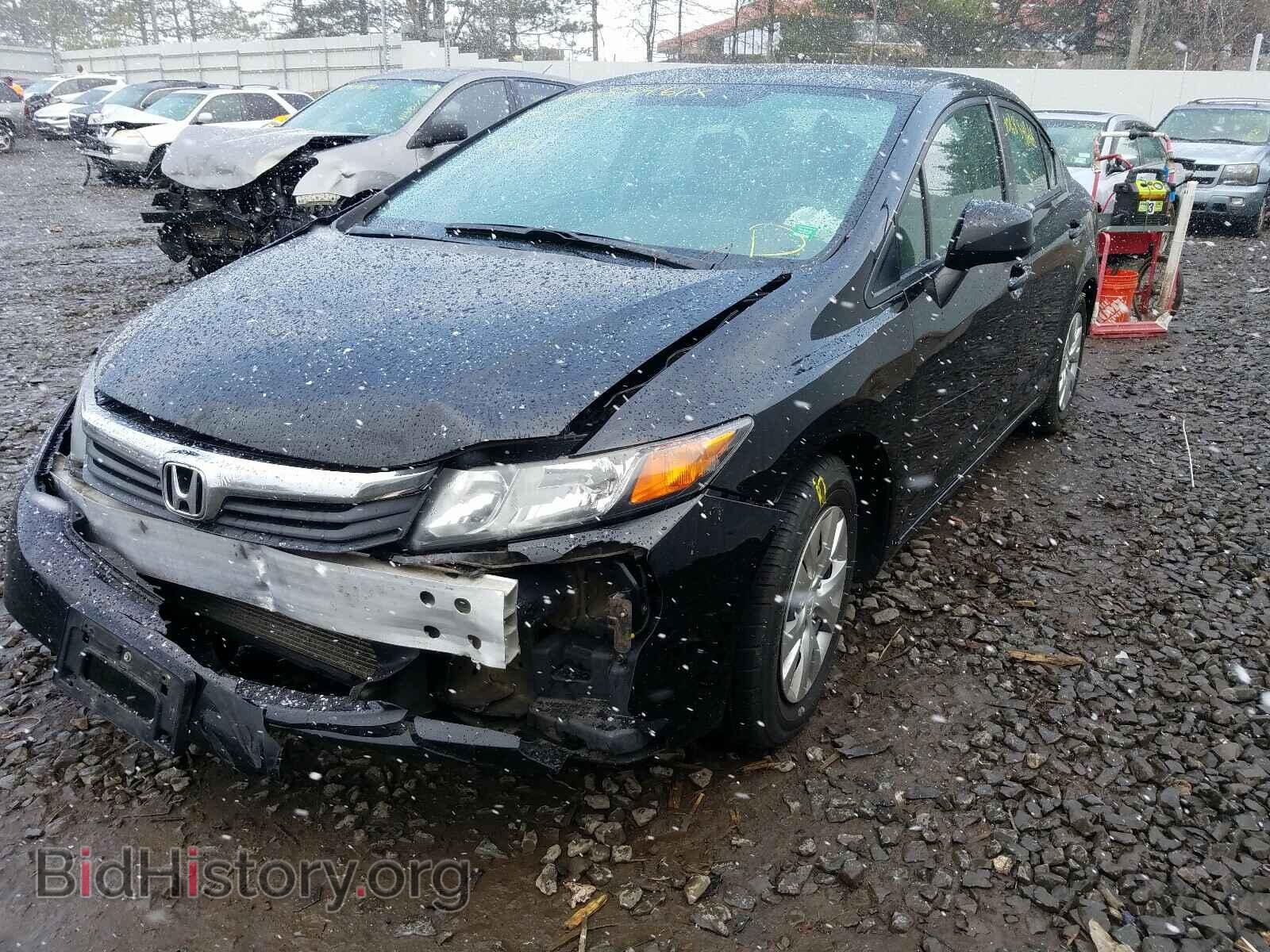 2012 HONDA CIVIC - VIN: 2HGFB2F50CH559584 - Фото 2