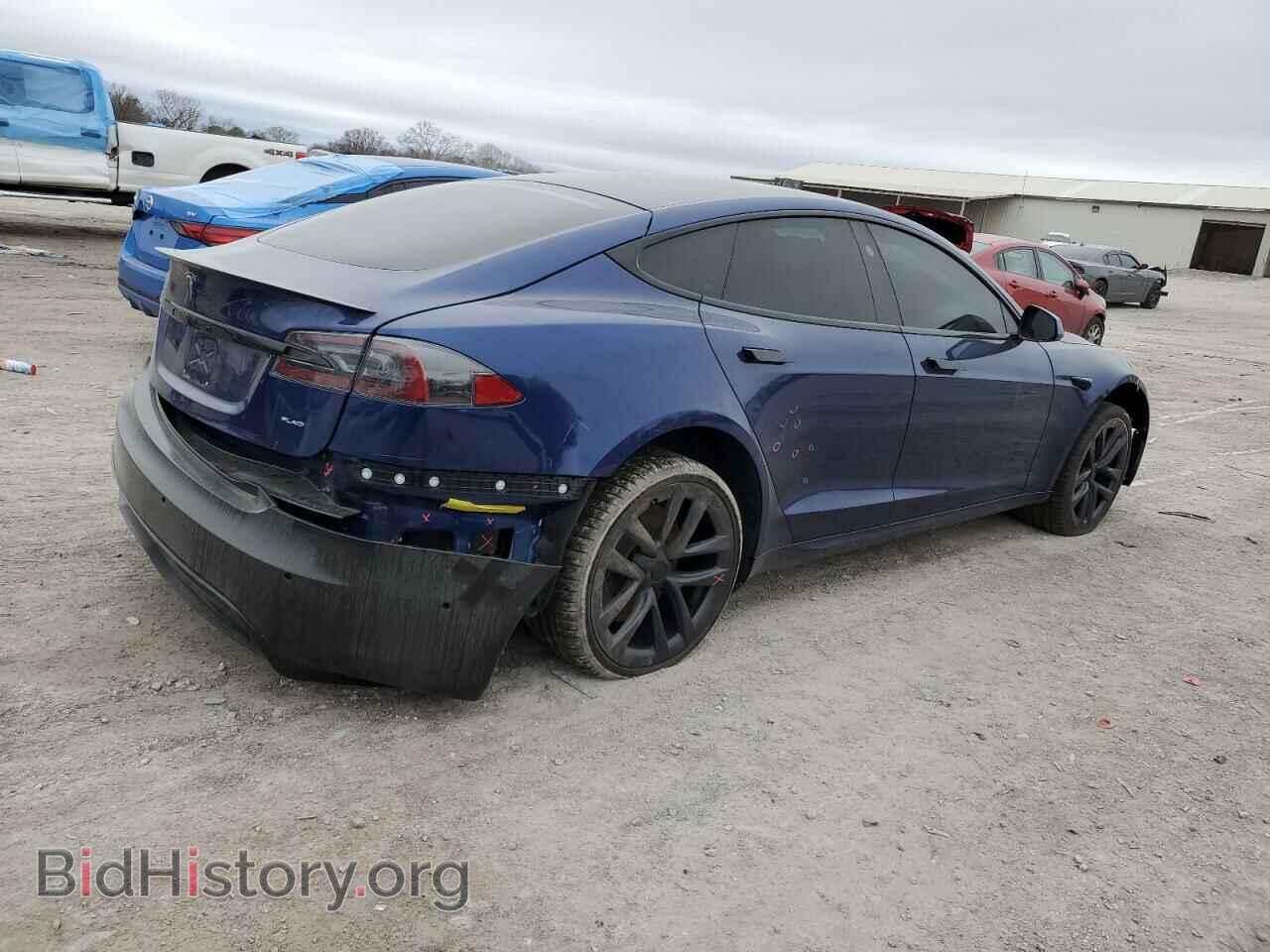 2021 TESLA MODEL S - VIN: 5YJSA1E60MF436332 - Фото 3