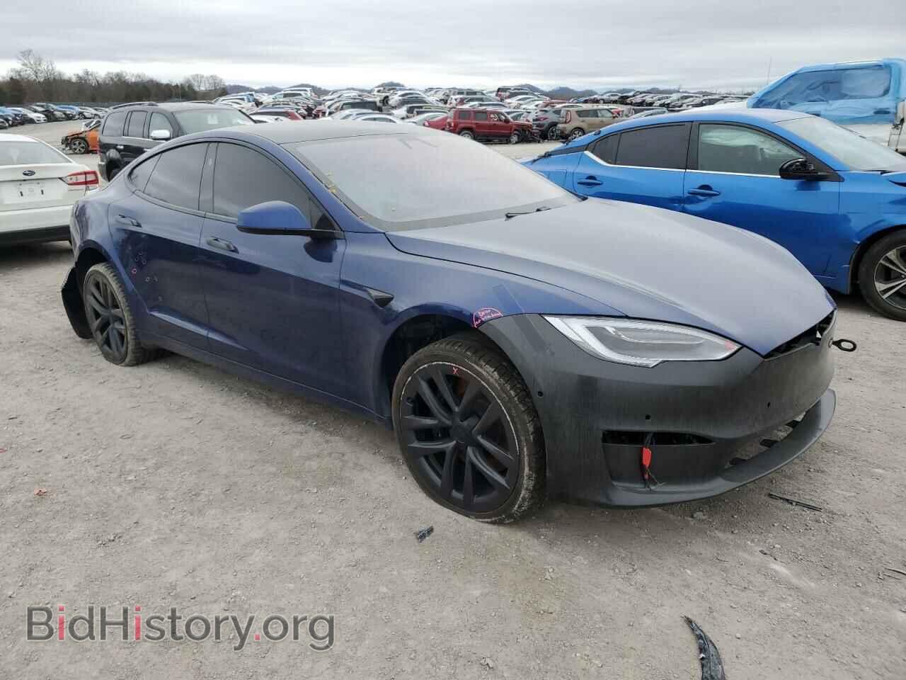 2021 TESLA MODEL S - VIN: 5YJSA1E60MF436332 - Фото 4