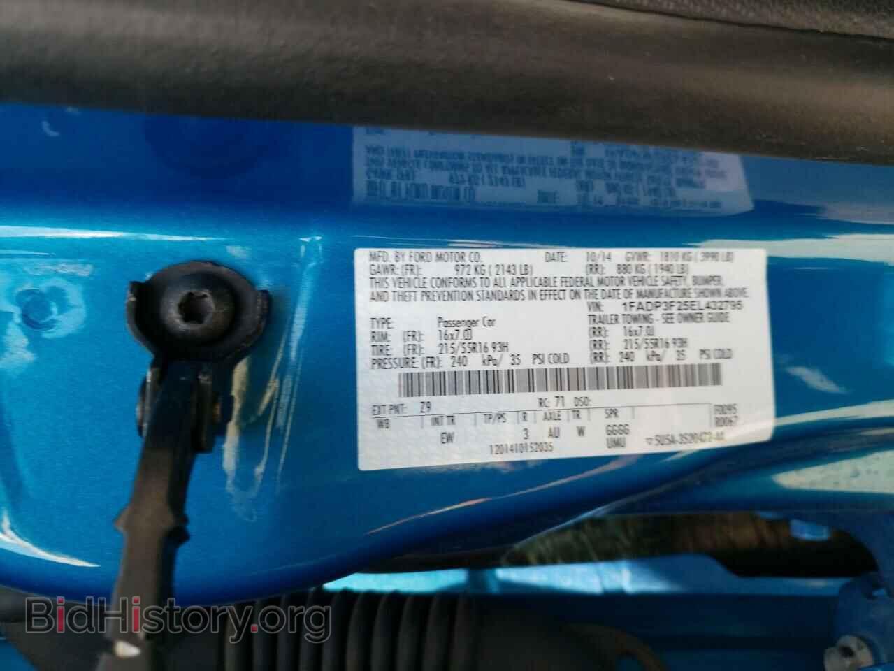 2014 FORD FOCUS - VIN: 1FADP3F25EL432795 - Photo 10