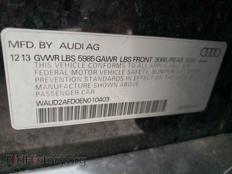 2014 Audi S8 (VIN WAUD2AFD0EN010403) — photo 10 of 10